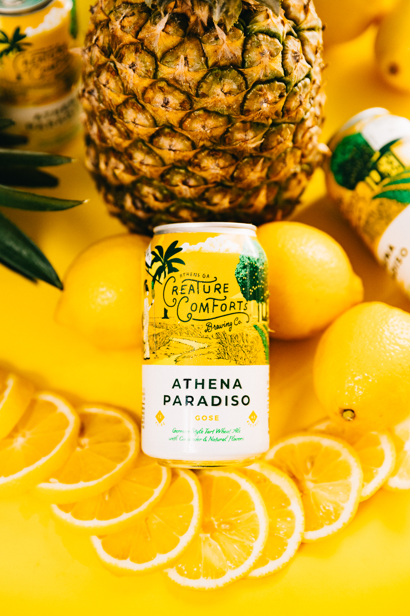 Athena Paradiso with pineapple & lemon