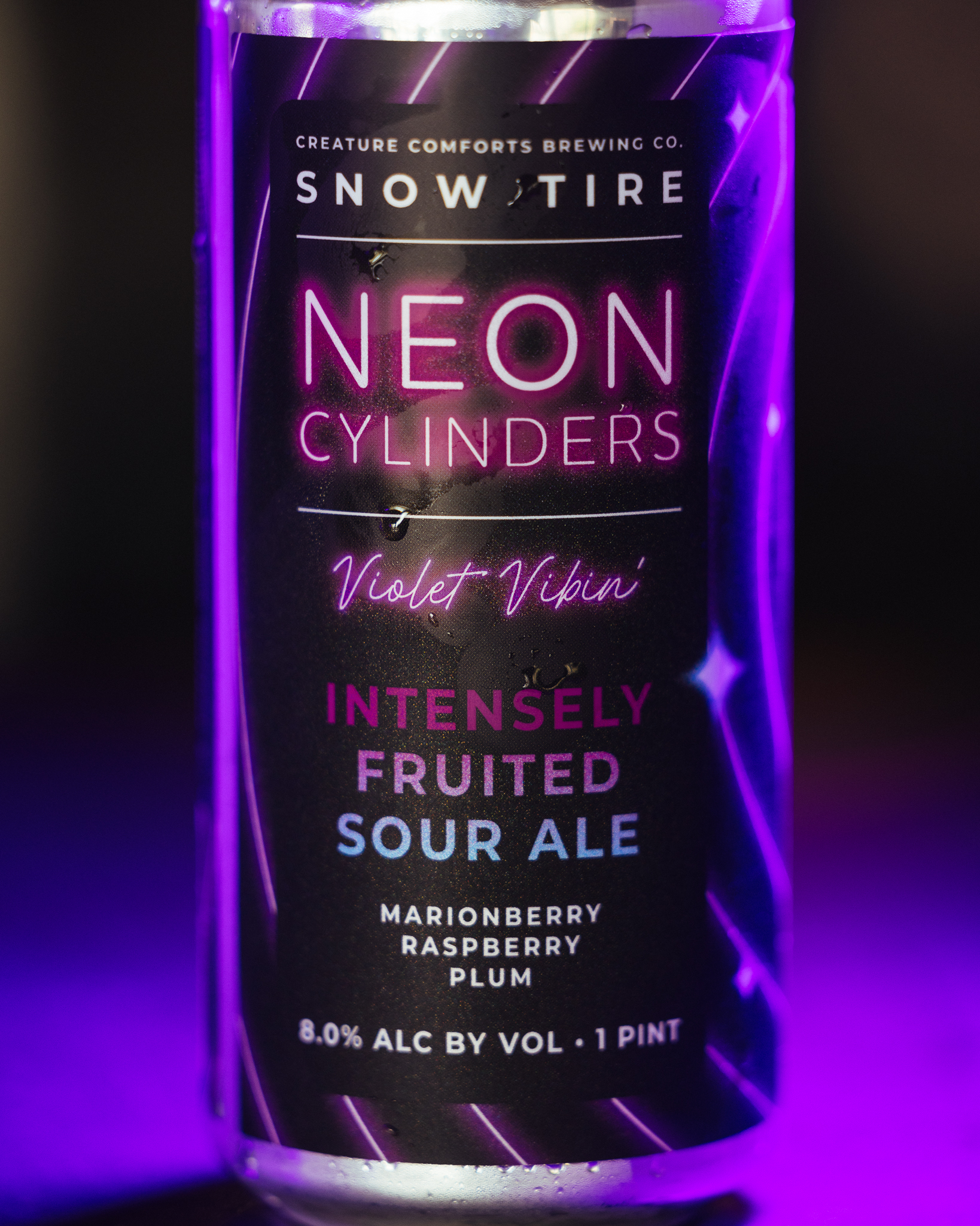 Neon Cylinders: Violet Vibin’
