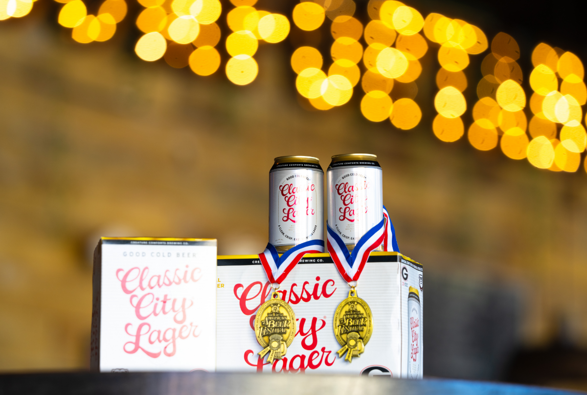 Classic City Lager GABF Gold Medal