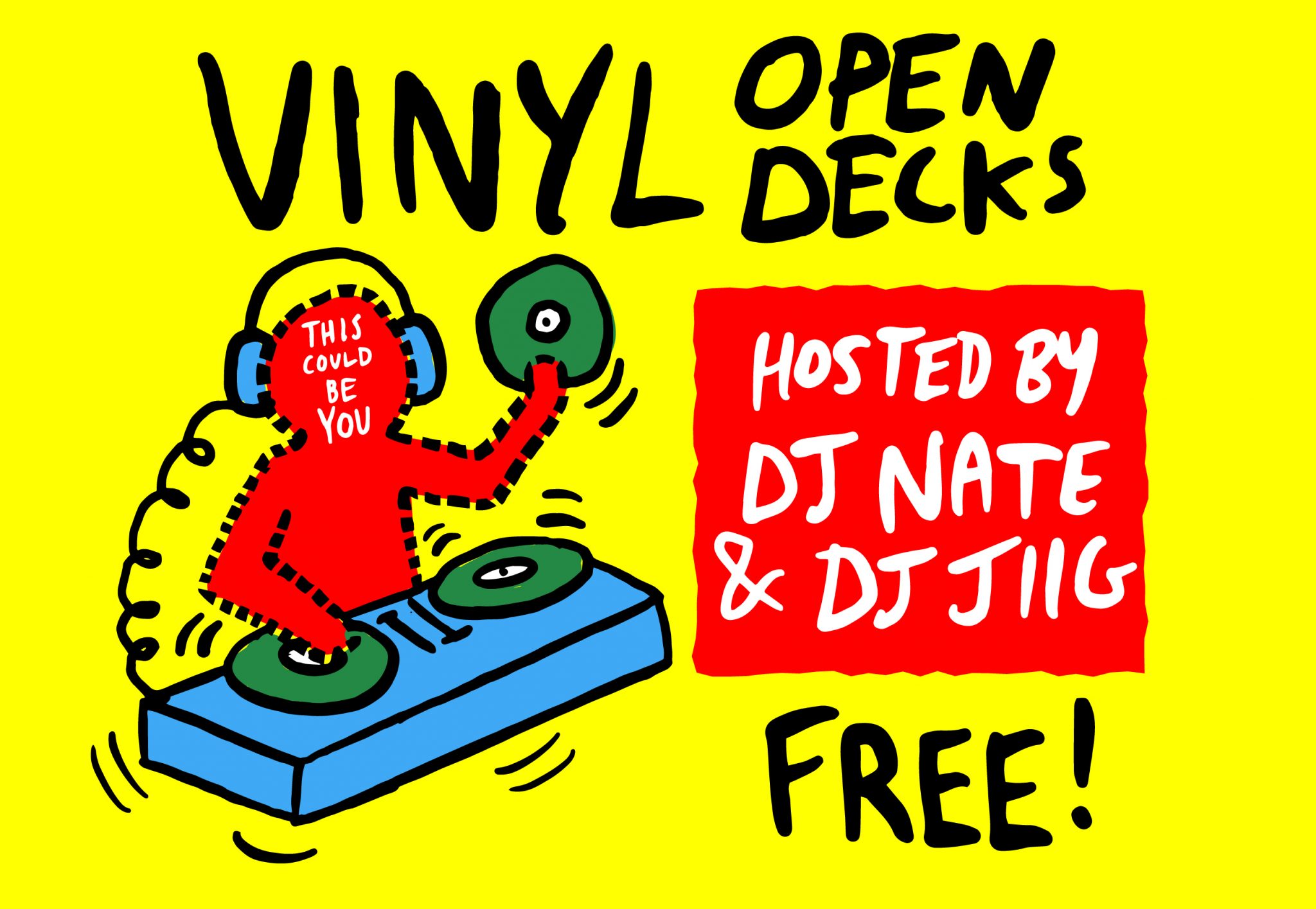 Vinyl Night Open Deck Creature - Open Decks Vinyl Night 2048x1415 