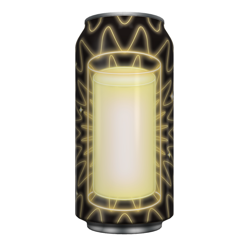 Neon Cylinders: Golden Rays